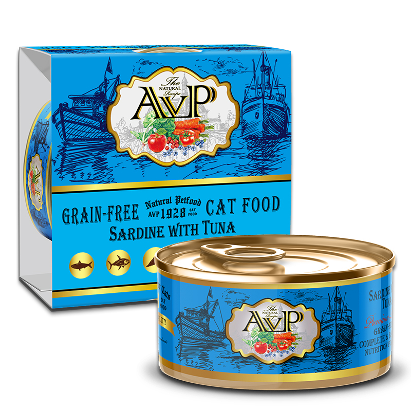 AVP®1928 Sardine with Tuna Complete Grain-Free Wet Cat Food