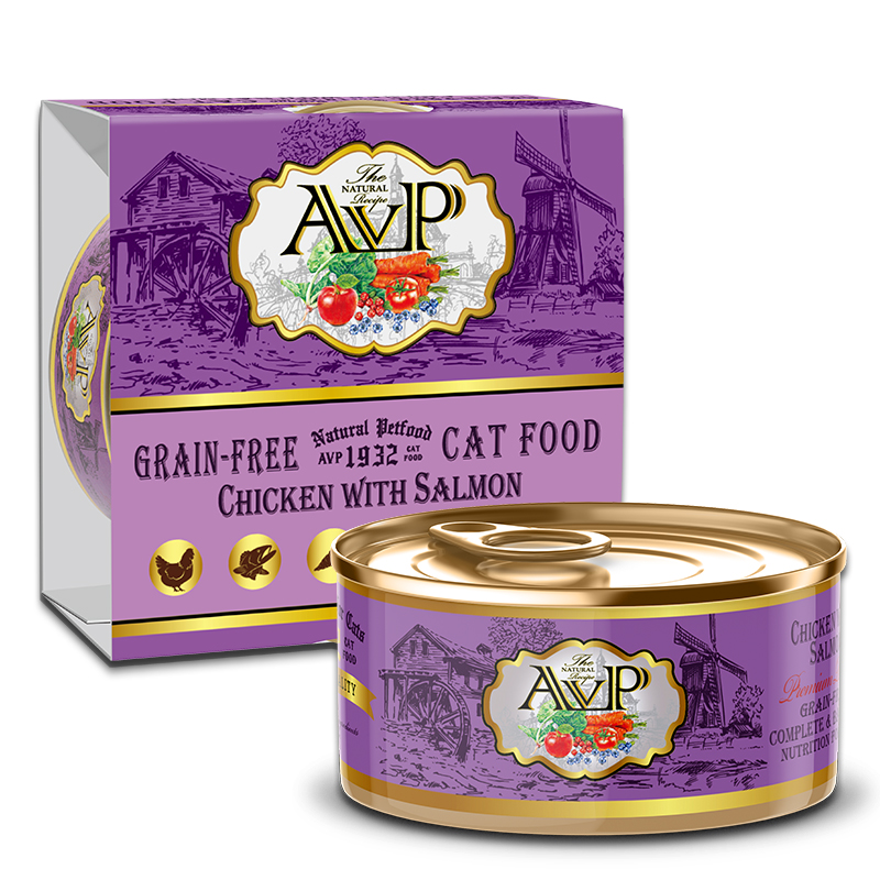 AVP®1932 Chicken with Salmon Complete Grain-Free Wet Cat Food