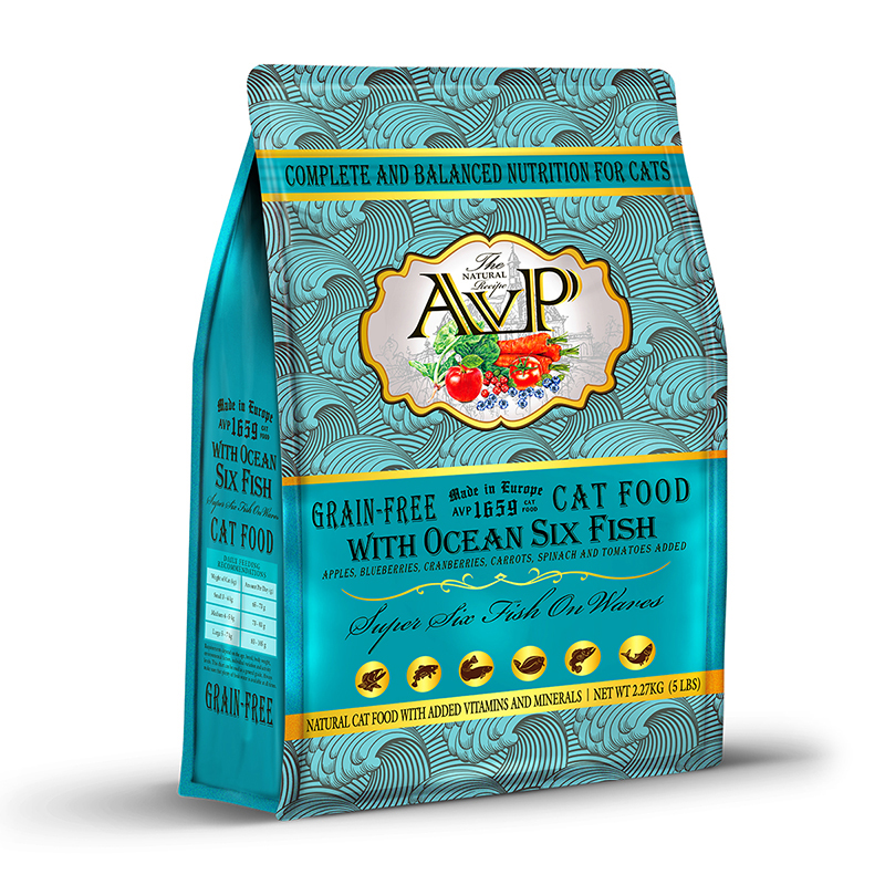 AVP®1659 With Ocean Six Fish Complete Grain-Free Natural Recipe for Cats of All Life Stages